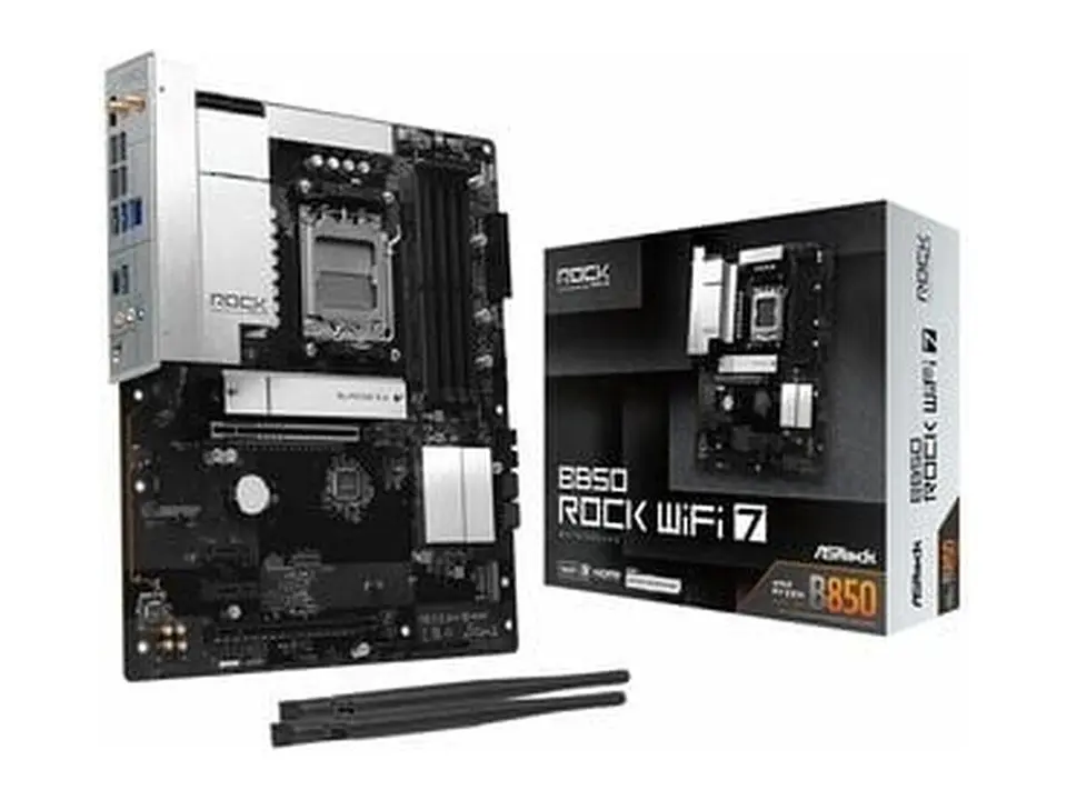 Asrock 90-MXBU20-A0UAYAZ - Motherboard B850 Rock AMD WIFI 7 DDR5 1