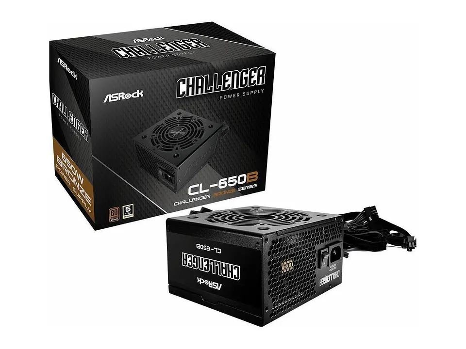Asrock 90-UXC065-BNUAAA - Power Supply CL-650B 80PLUS Bronze Certi 1