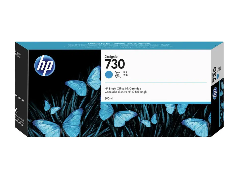 HP P2V68A - Tinta HP 730 300 Ml Cian 1