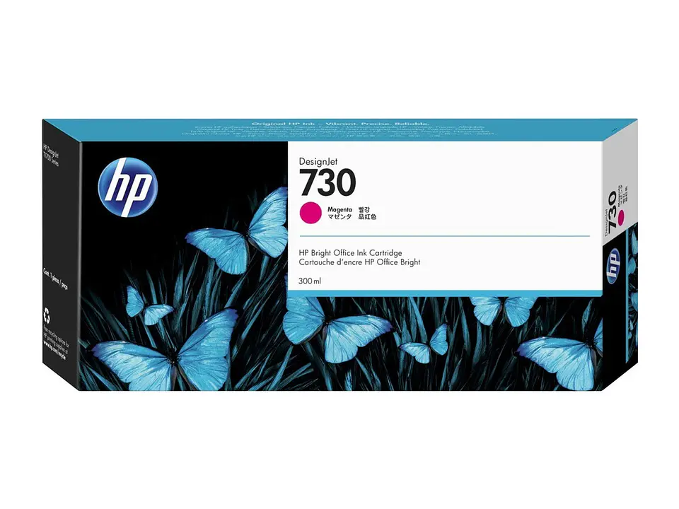 HP P2V69A - Tinta HP 730 300 Ml Magenta 1