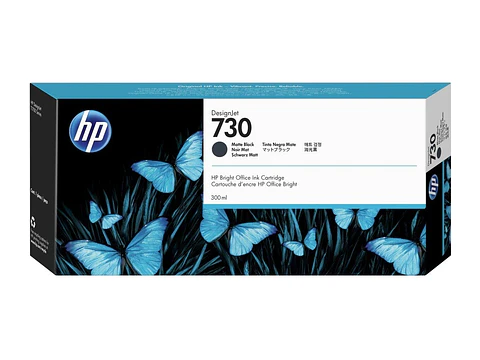 HP P2V71A - Tinta HP 730 300 Ml Mate Negro