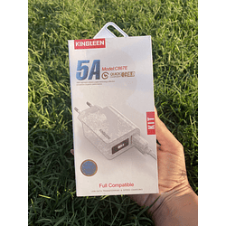 Kit Cargador+Cable USB-C KINGLEEN (carga rápida)  - Image 1