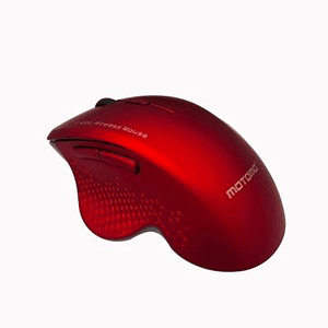 Mouse Inalámbrico MI G6 ERGONOMICO Motomo Rojo