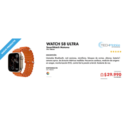 SmartWatch S8 ULTRA *NUEVO - Image 2