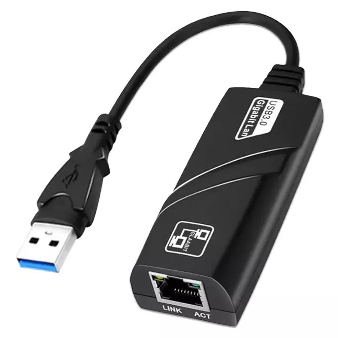 Adaptador Convertidor Usb A Rj45 Lan Gigabit 10/100/1000 1