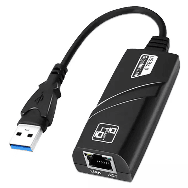 Adaptador Convertidor Usb A Rj45 Lan Gigabit 10/100/1000 1