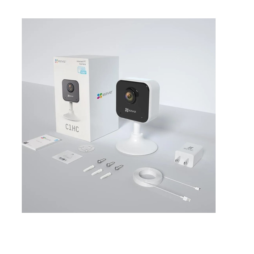 Cámara Seguridad Wifi Inalámbrica Ezviz H1c Ip 2mp 1080p Color Blanco 4
