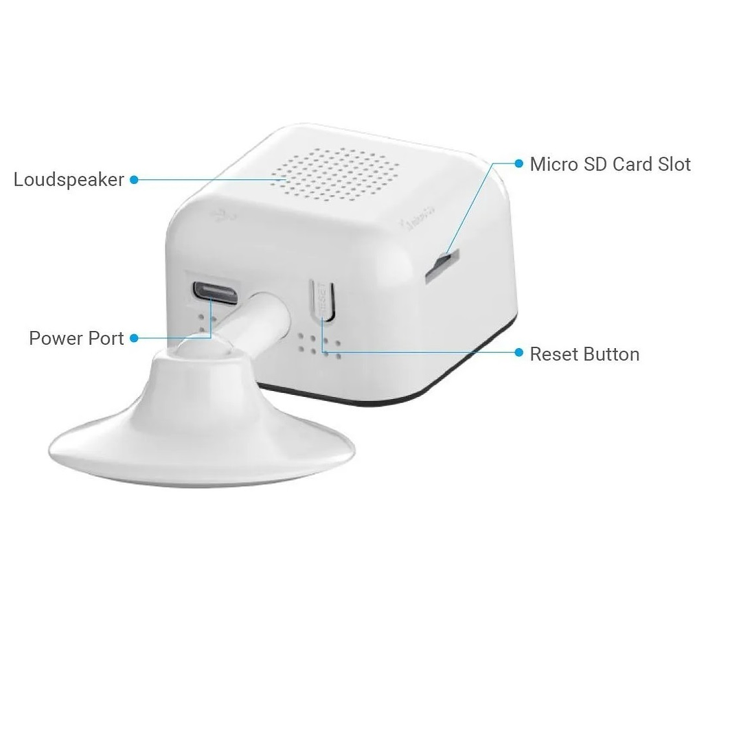 Cámara Seguridad Wifi Inalámbrica Ezviz H1c Ip 2mp 1080p Color Blanco 2