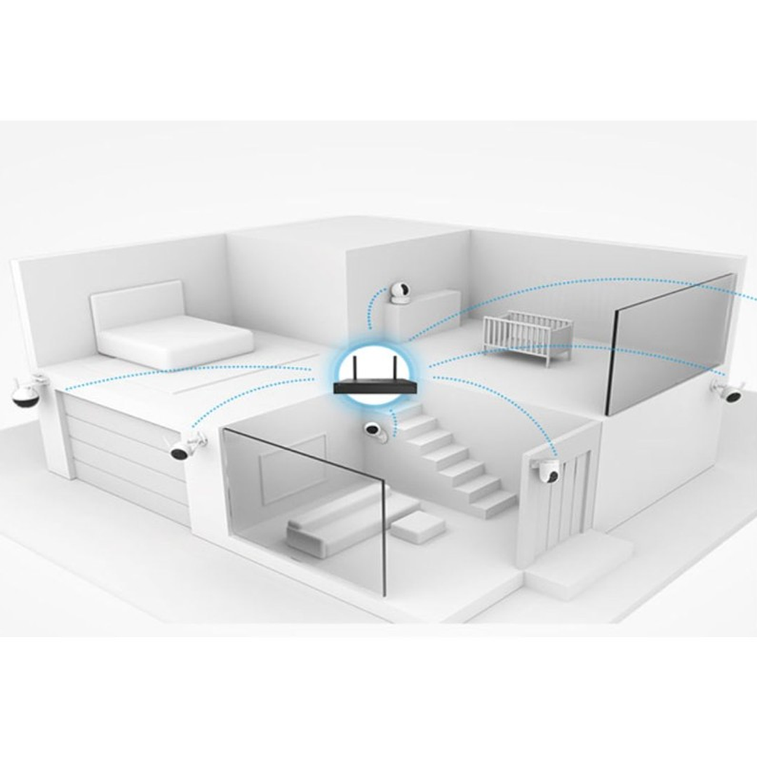 Cs-x5s-r100-8w, Nvr Inalámbrico Ezviz Soporta 8 Cámaras 3k 4