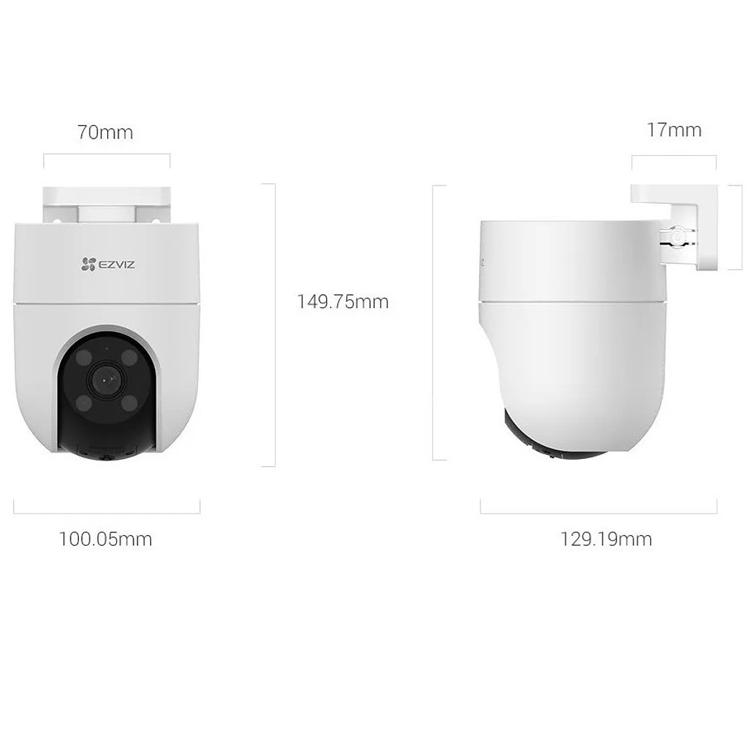 Ezviz H8c Pro 3k Cámara De Seguridad Wifi 5mp Exterior Color Blanco 3