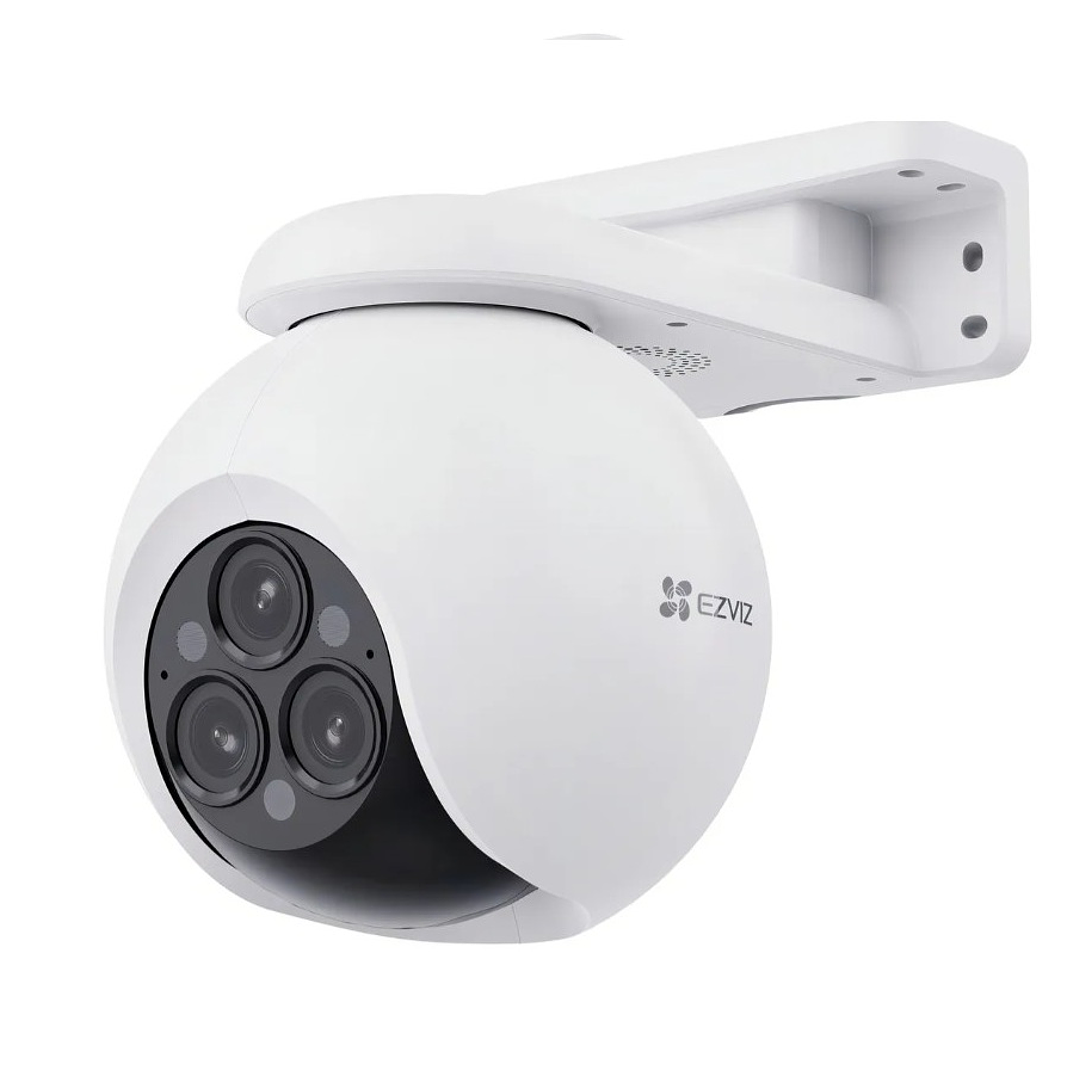 Cámara IP Ptz Para Exteriores Ezviz H80f Con Triple Lente Color Blanco 1