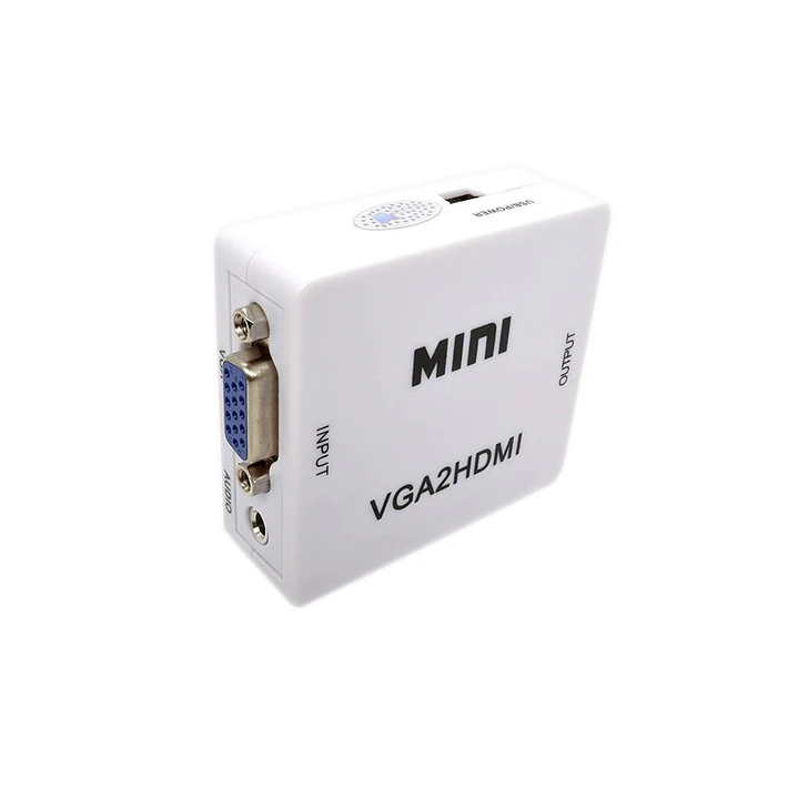 CAJA CONVERTIDORA VGA A HDMI AUDIO 4