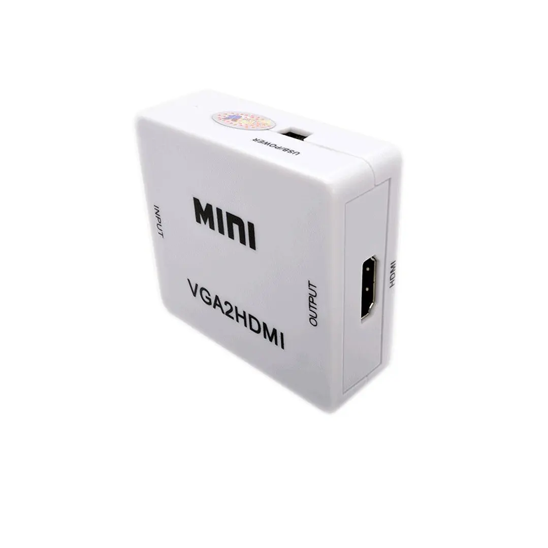 CAJA CONVERTIDORA VGA A HDMI AUDIO 3