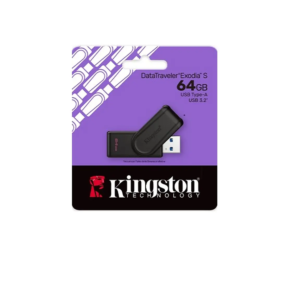 MEMORIA USB KINGSTON 64GB EXODIA S USB 3.2 1