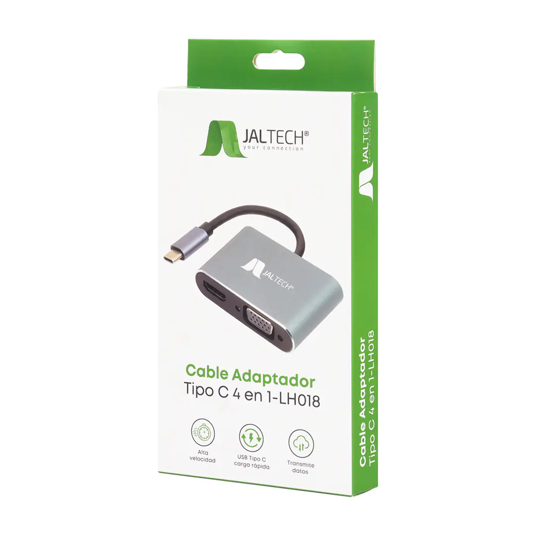 CABLE ADAPTADOR TIPO C 4 EN 1 2
