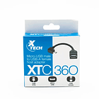 ADAPTADOR XTECH MICRO USB MACHO A USB XTC-360 1