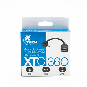 ADAPTADOR XTECH MICRO USB MACHO A USB XTC-360
