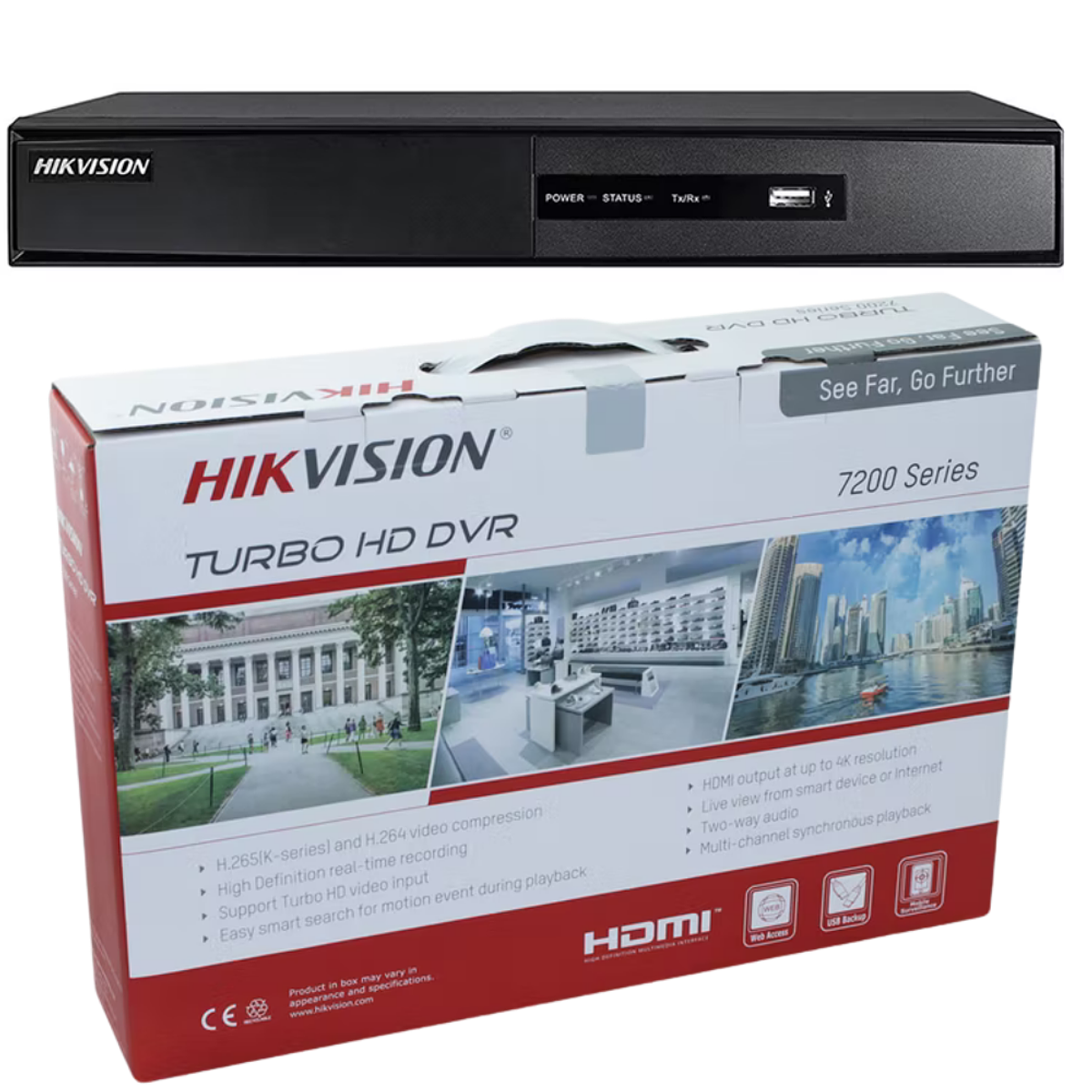DVR HIKVISION TURBO HD 7200 - SERIES 1080p