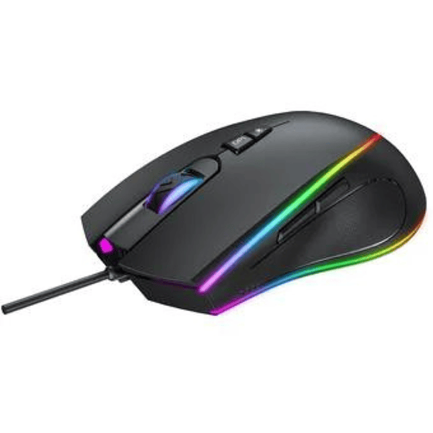 MOUSE GAMING TECMASTER RETROILUMINADO RGB USB 4