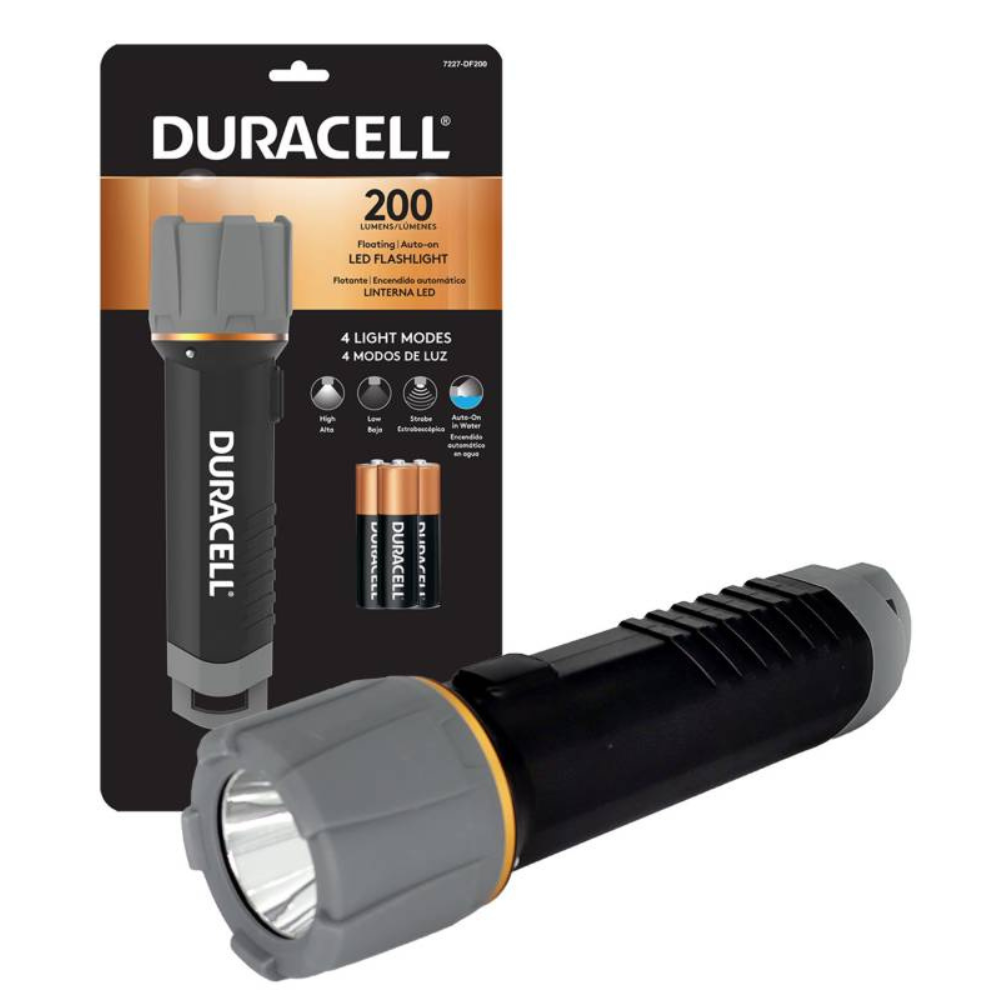 Duracell - Linterna frontal LED de 200 lúmenes, diseño cómodo y ultra  fuerte con 3 modos y 3 pilas AAA incluidas. Ideal para uso en puerta y  exterior