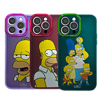 CARCASAS THE SIMPSONS BORDE COLORES 2023 PARA IPHONE 14 PRO 8