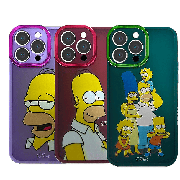 CARCASAS THE SIMPSONS BORDE COLORES 2023 PARA IPHONE 14 PRO 8