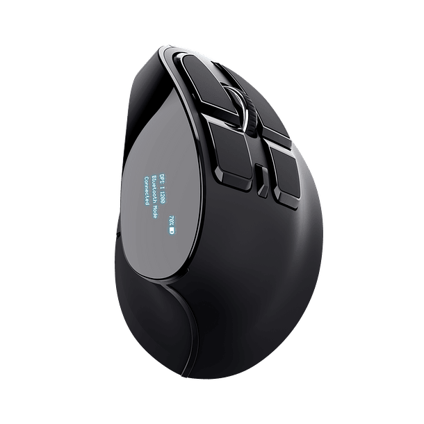 MOUSE TRUST VOXX INALAMBRICO ERGONOMICO RECARGABLE DUAL 1