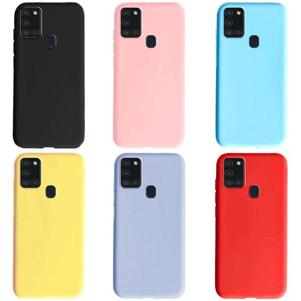 CARCASA PARA SAMSUNG A21S SILICONA COLORES 1