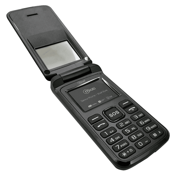 TELEFONO SENIOR MICROLAB 9312 SOS 4G LTE BLACK  4