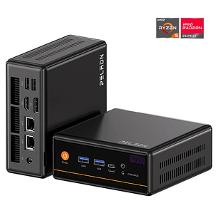 Peladn WO4 Mini PC AMD Ryzen 5 5600H 16GB 512GB SSD - Win 11 Pro