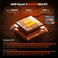 Mini PC Peladn WO4: AMD Ryzen 5 5600H, 16GB, 512GB, NVMe SSD, Win 11 Pro - Miniatura 4