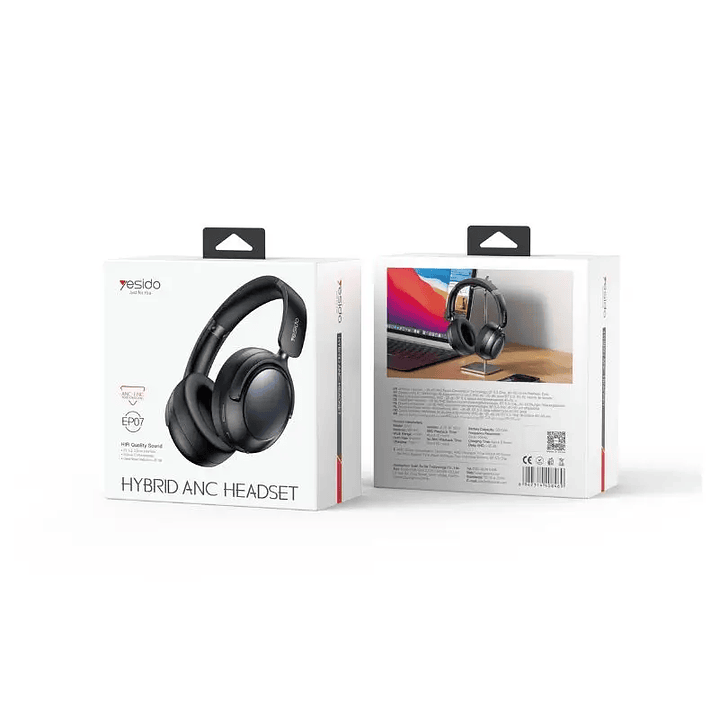 Audífonos Bluetooth Premium Yesido EP07 - ANC Dual Híbrido 10