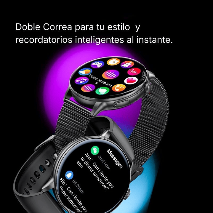 Smartwatch Yesido IO28 -  Reloj Inteligente con Llamadas Bluetooth y Monitor Cardíaco 9