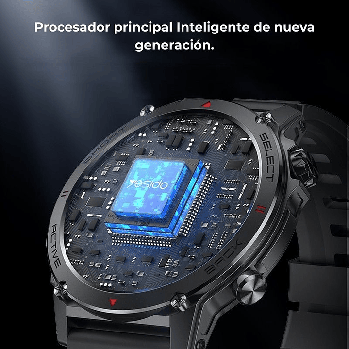 Smartwatch Yesido IO31 Sport - Reloj Inteligente con Pantalla AMOLED y Resistencia IP68 6