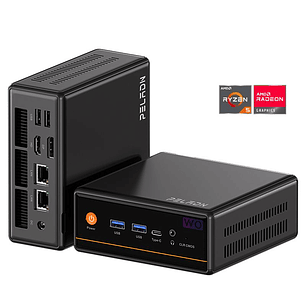 Mini PC Peladn WO4: AMD Ryzen 5 5600H, 16GB, 512GB, NVMe SSD, Win 11 Pro