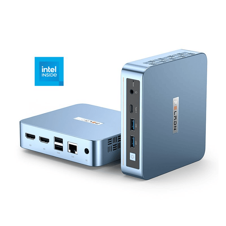 Mini PC Peladn WI-6 Intel N150 16GB DDR4 512GB SSD Windows 11 Pro doble 4K Wi-Fi 5 1