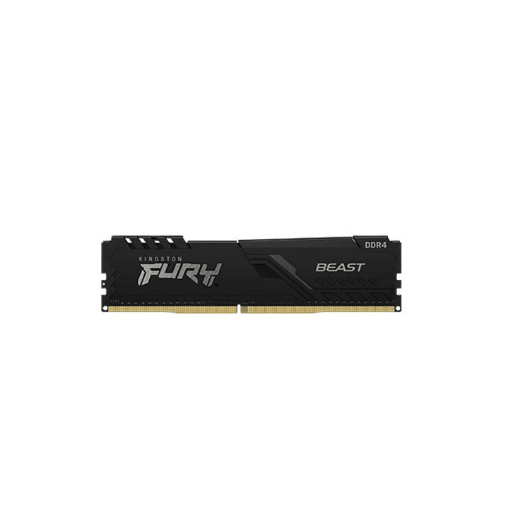 Memoria RAM Kingston FURY Beast 8GB DDR4 3200 MT/s DIMM Black (KF432C16BB/8) 1