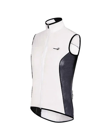 SLEEVELESS WINDPROOF AND RAINDPROOF VEST