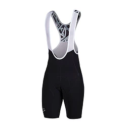 Bib Short / Culote Corto Elite Hombre Negro Blanco 