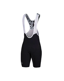Bib Short / Culote Corto Elite Hombre Negro Blanco 