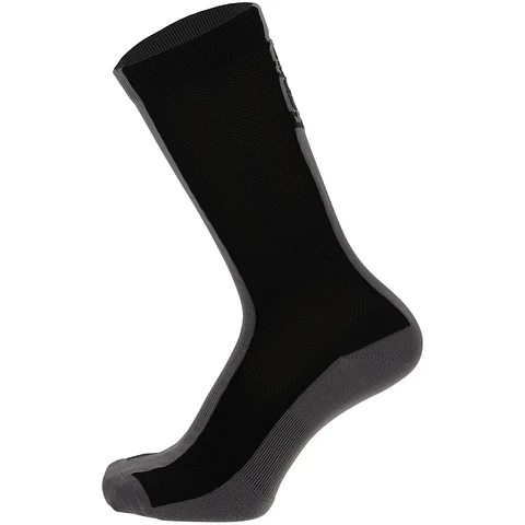 Calcetines altos Q-Skin de Santini (verde Negro) XS -S