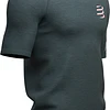 TRAINING TSHIRT SS BORN TO SWIM BIKE RUN DARK GREY 