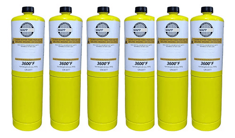 Gas Mapp Para Soldar Pack 6 Unidades
