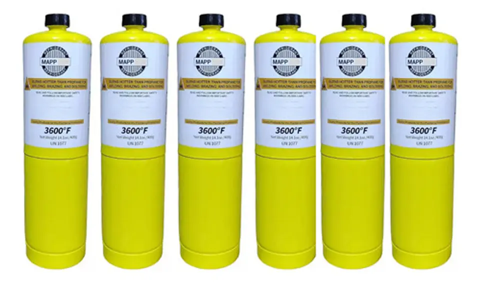 Gas Mapp Para Soldar Pack 6 Unidades 1