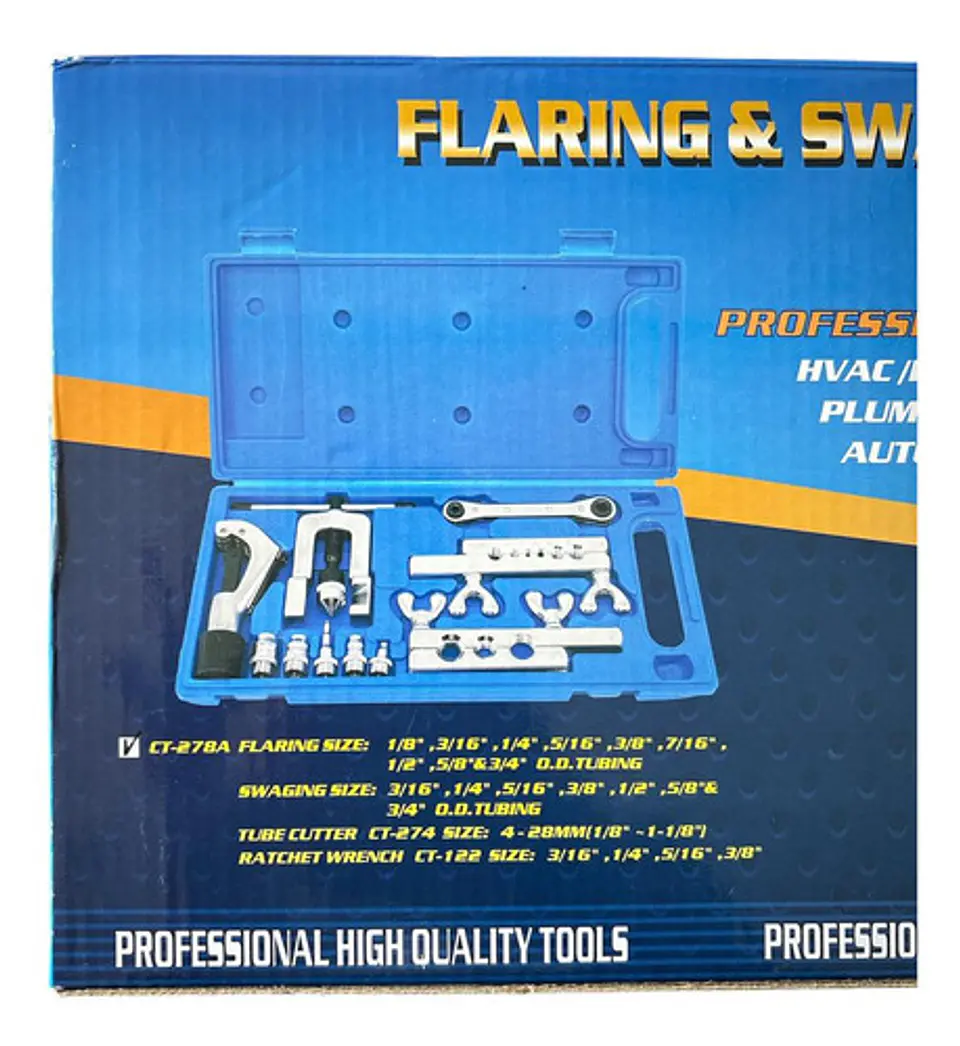 Expandidor De Tubo Con Cortador De Tubos Y Llave 4