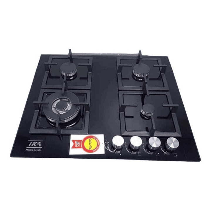Encimera 4 Platos A Gas Licuado O Gas Natural Ika 1