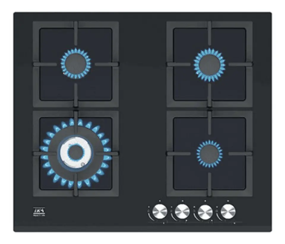 Encimera 4 Platos A Gas Licuado O Gas Natural Ika 2