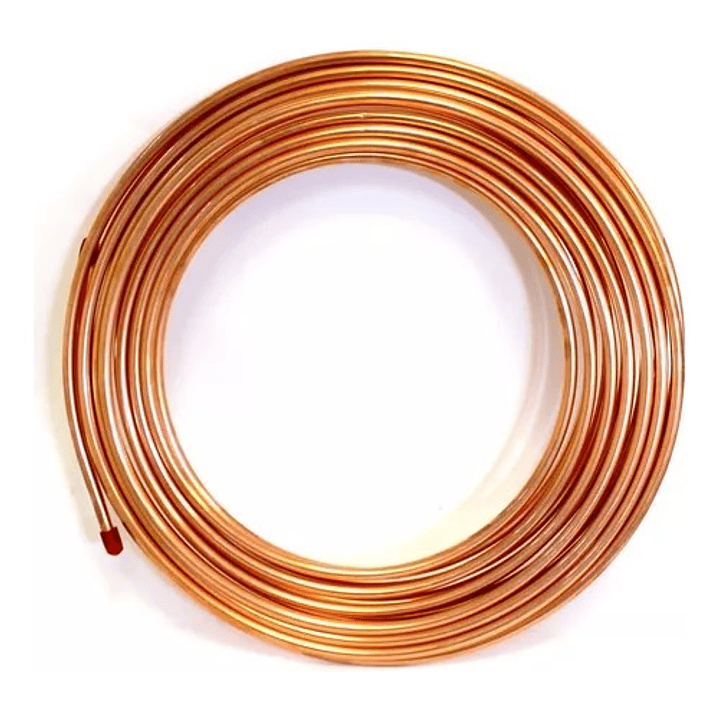 Cañeria O Tuberia De Cobre Recocida Flexible 3/16 15 Mts 1