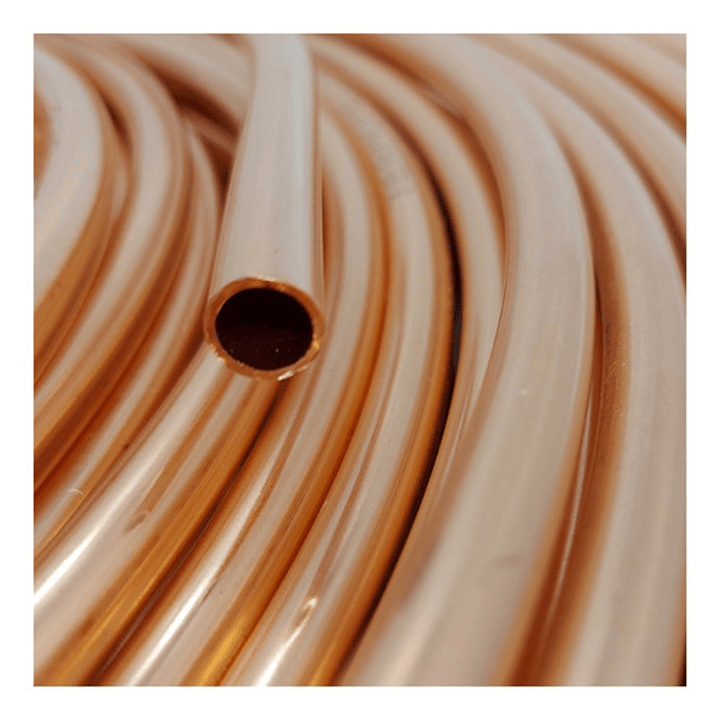 Cañeria O Tuberia De Cobre Recocida Flexible 3/16 15 Mts 3