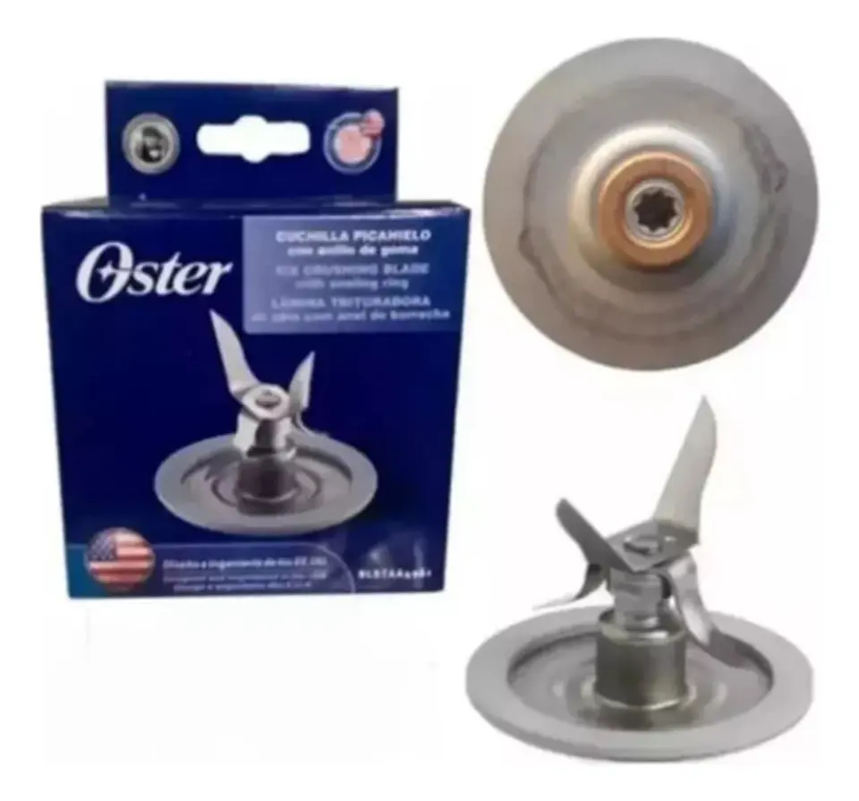 Cuchilla Juguera 4 Aspas Oster Con Goma Y Acople 2